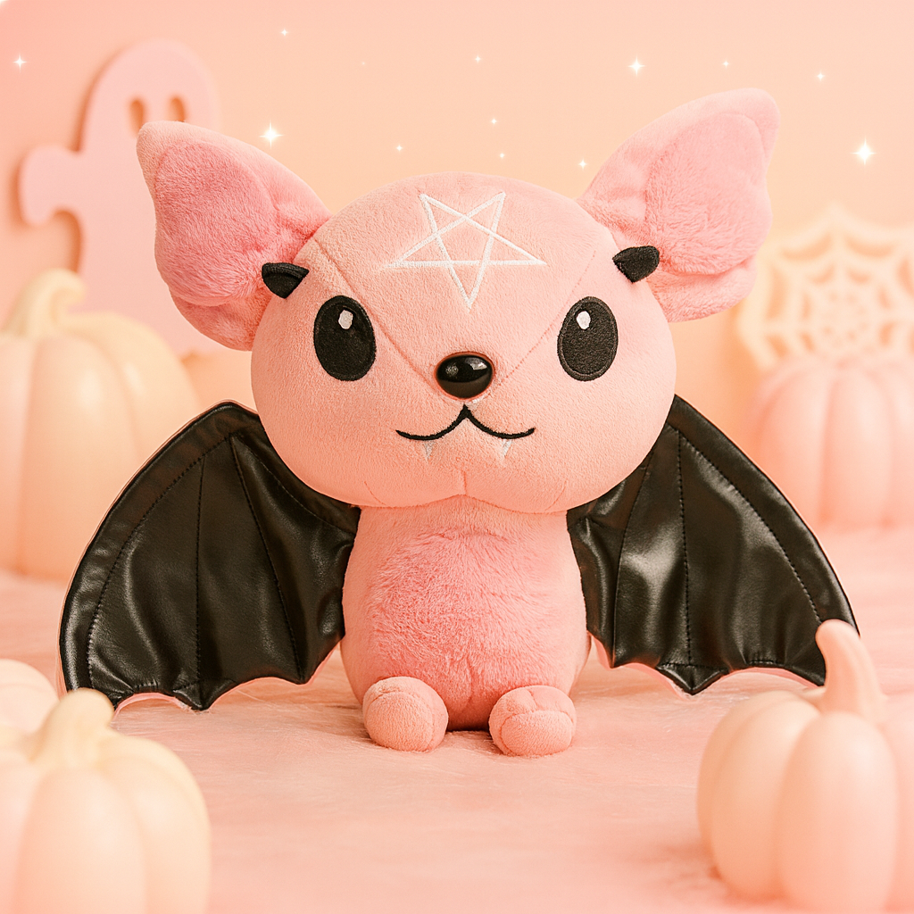 Gothic Moon Bat Plush