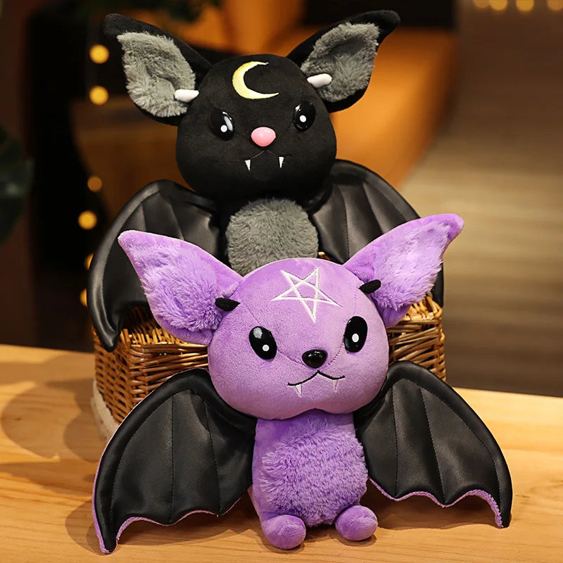 Gothic Moon Bat Plush