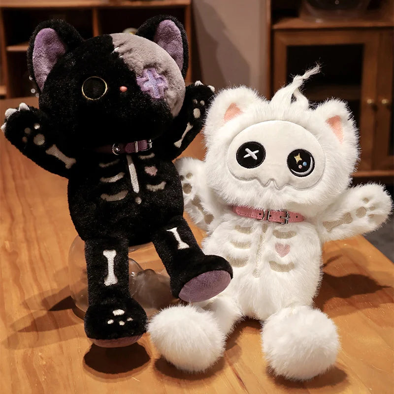 Skeleton Cat Plush
