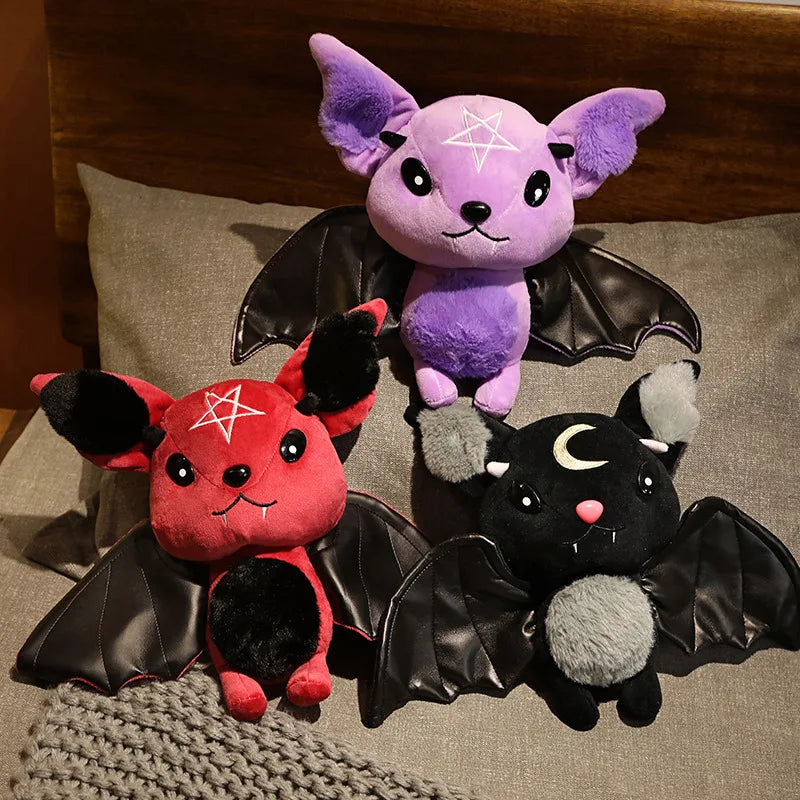 Gothic Moon Bat Plush
