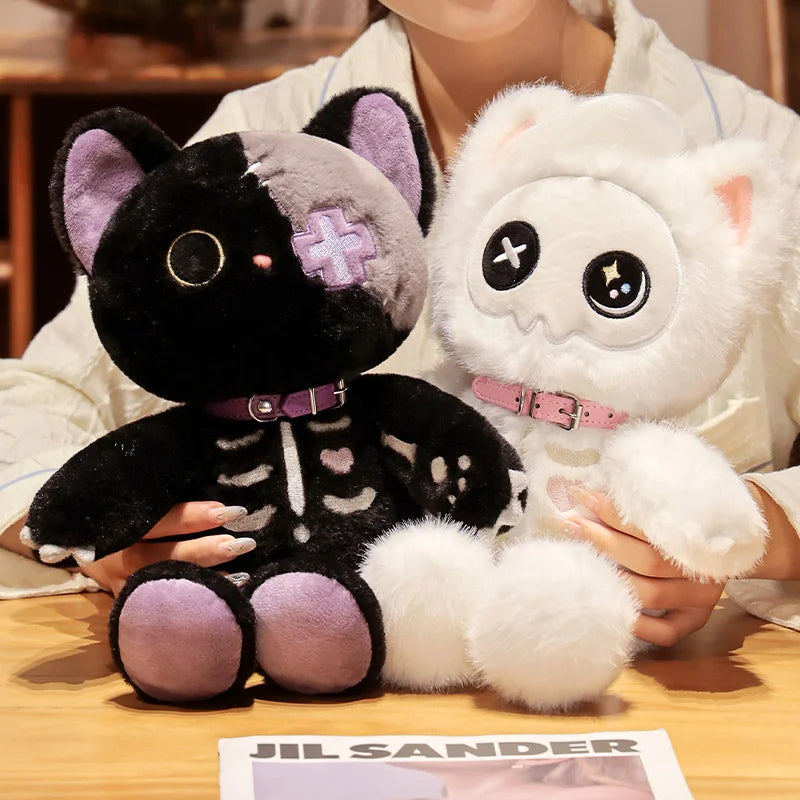 Skeleton Cat Plush