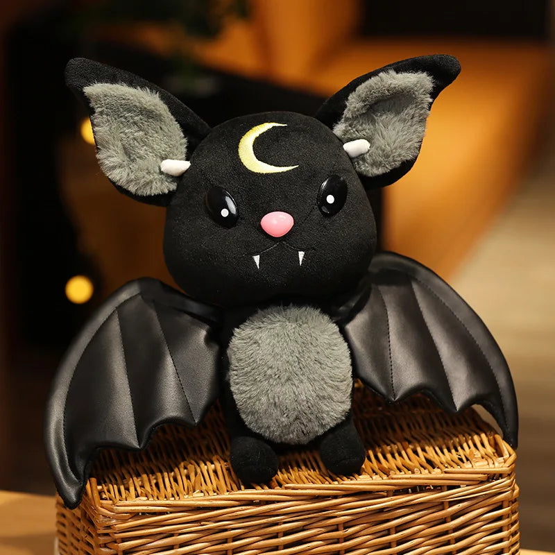 Gothic Moon Bat Plush