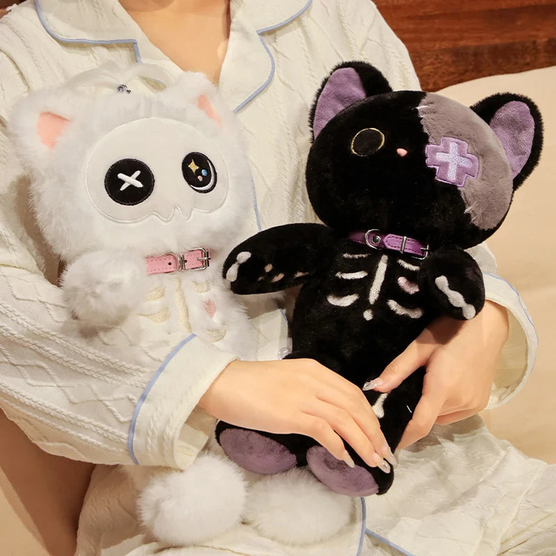 Skeleton Cat Plush