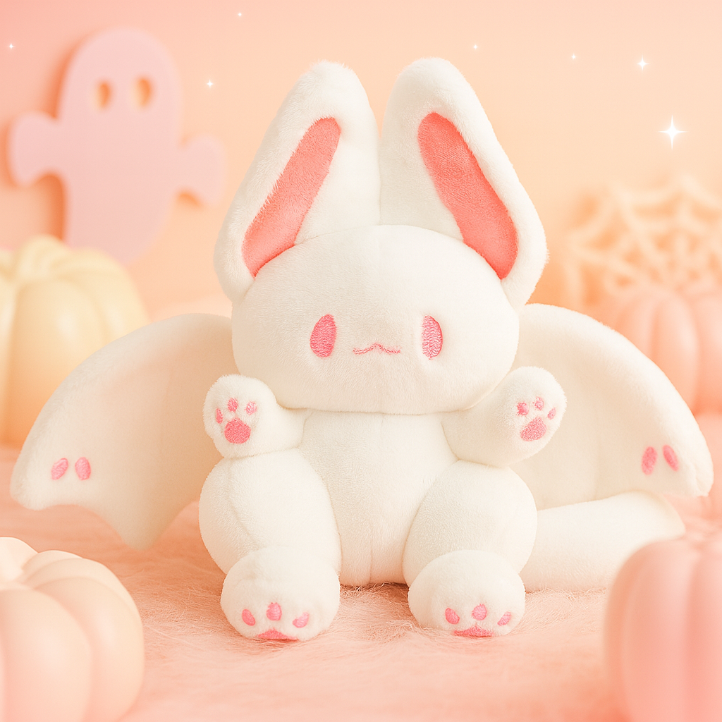 Pastel Night Bat Bunny Plush