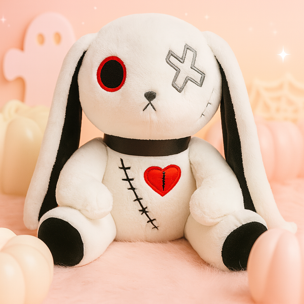 Gothic Bunny Plush